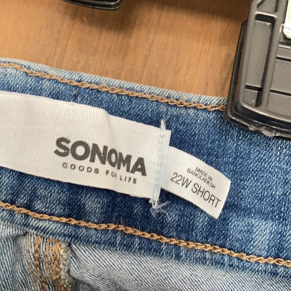 Sonoma jegging pull on with stretch faux patch print casual - Picture 15 of 17